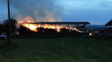 Incendio vicino all’oasi sospese tutte le attività