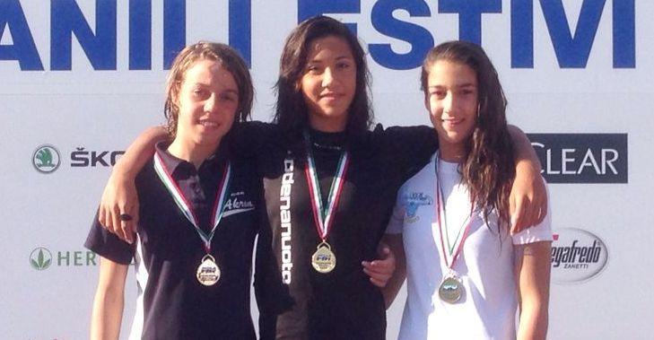 Tania Quaglieri d’oro nei 100 farfalla 