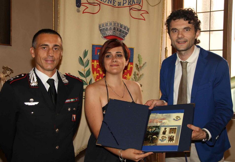 A Giuseppe Giangrande gli annulli filatelici per il 200° anniversario dell’Arma 
