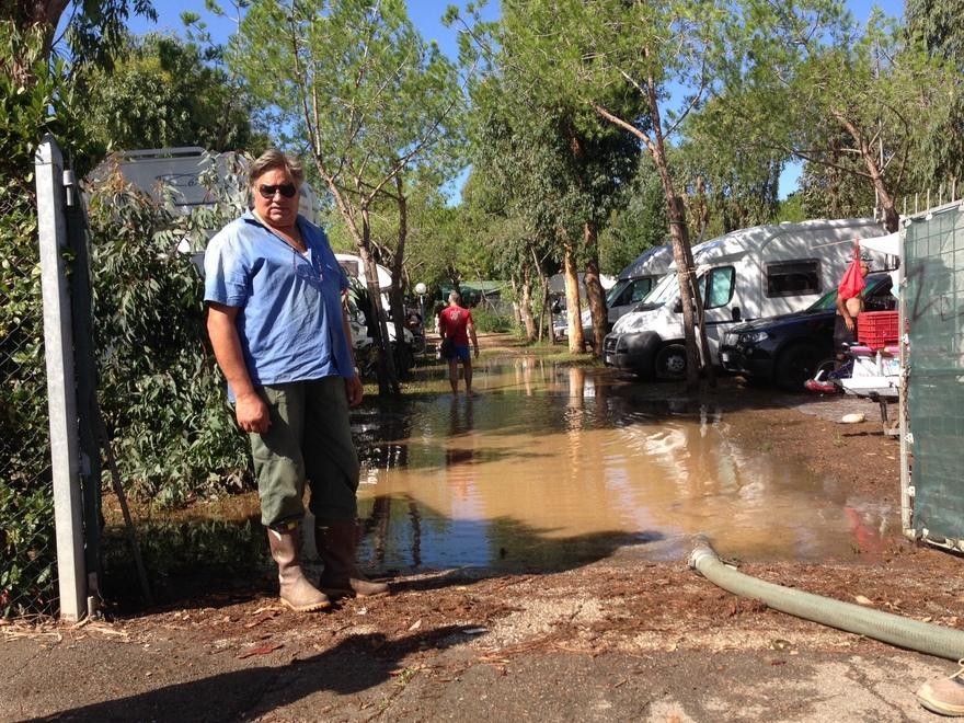 Bomba d’acqua, campeggi allagati 