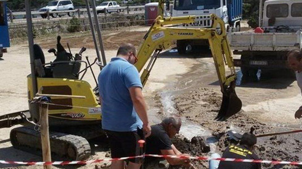 Capo Testa in tilt per un cantiere