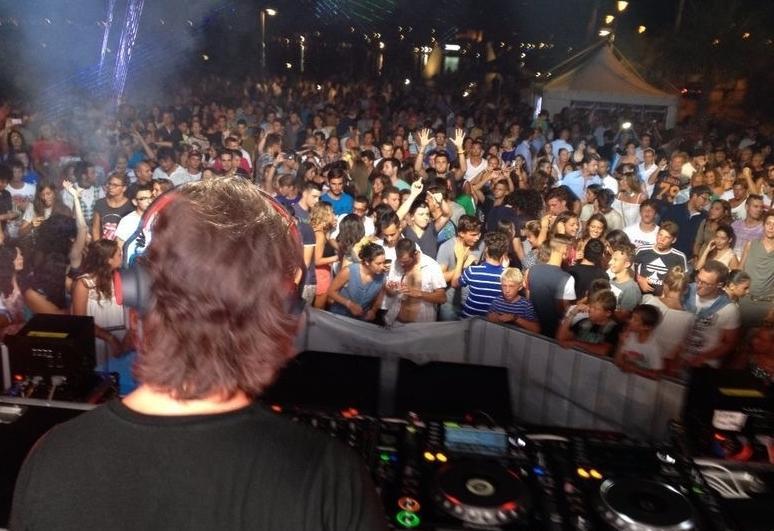 Gran finale del festival dei disc jockey 