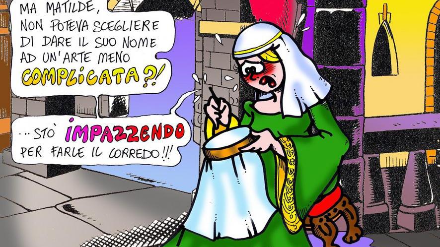 Matilde e l’Ars canusina nel mirino della satira
