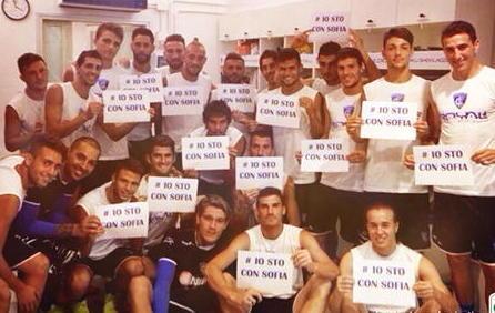 Gli azzurri scendono in campo con Sofia 