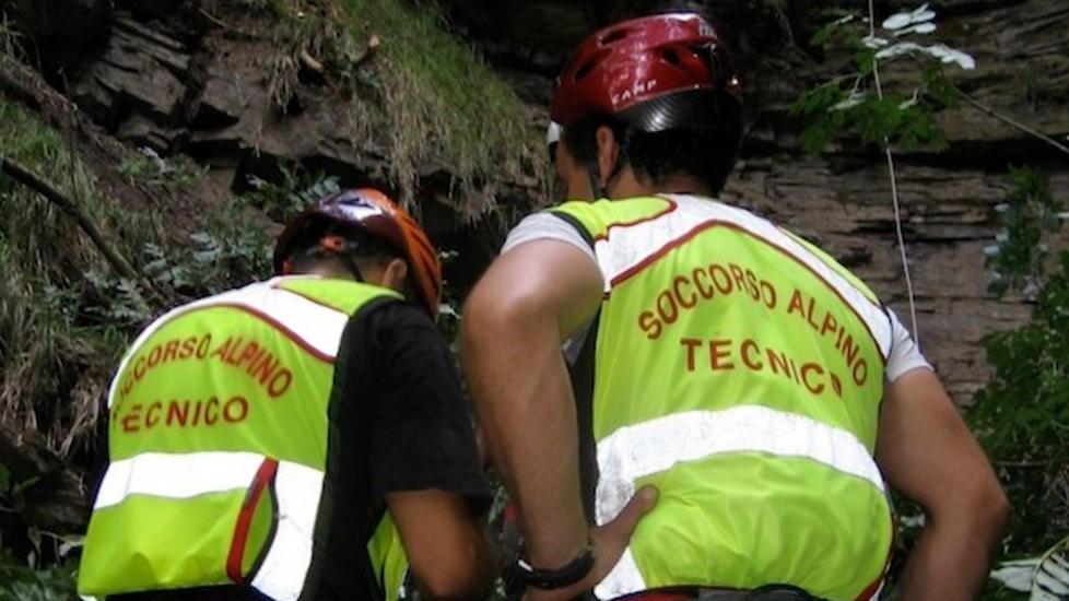 Padre e tre figli dispersi, salvati dal Soccorso Alpino