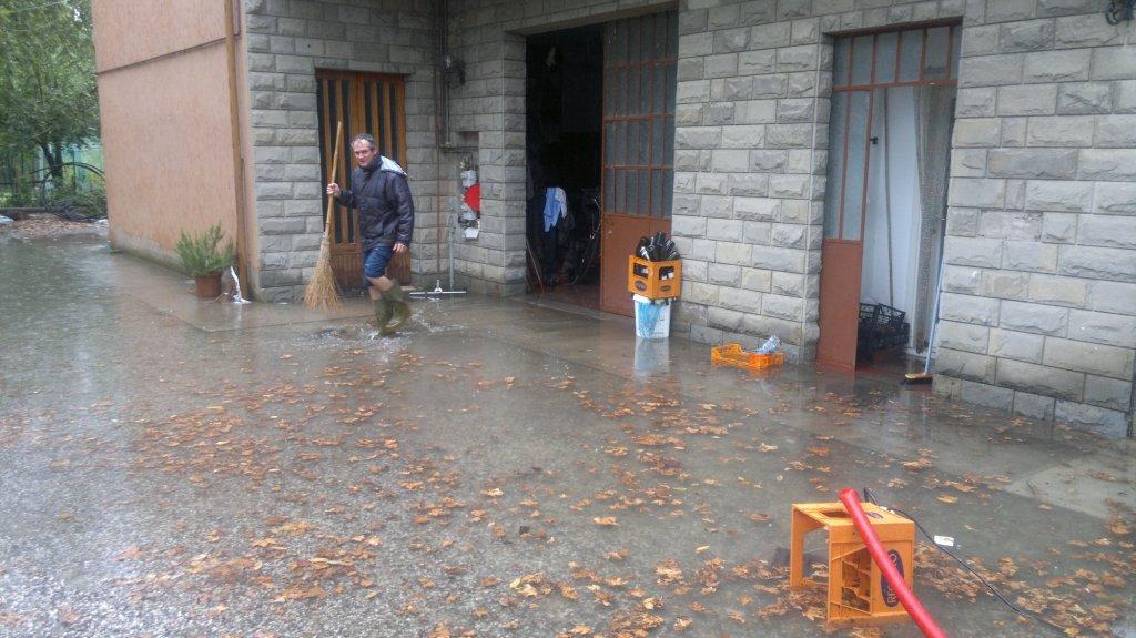 Bomba d'acqua su Mirandola, San Felice e Finale 