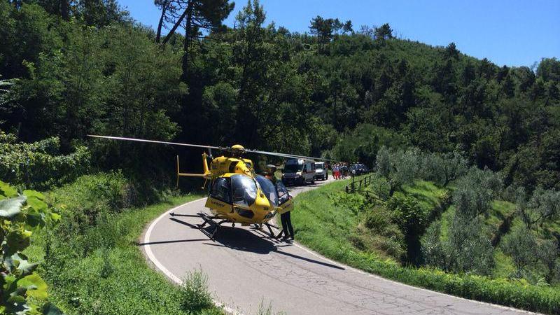 Ciclista colto da infarto sul San Baronto