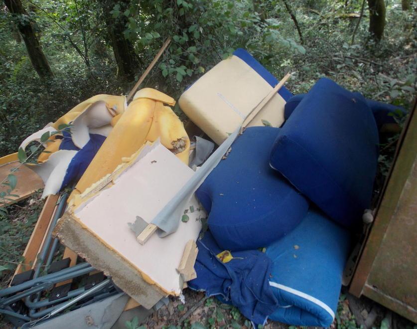 L’ingresso del canile è una discarica