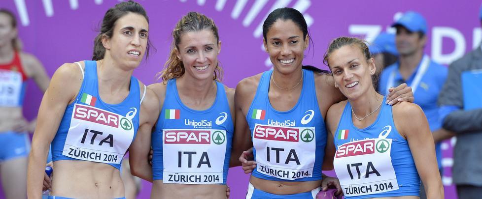 Il fotofinish beffa le donne della 4x100 