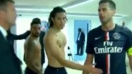 Testata di Brandao a Thiago Motta