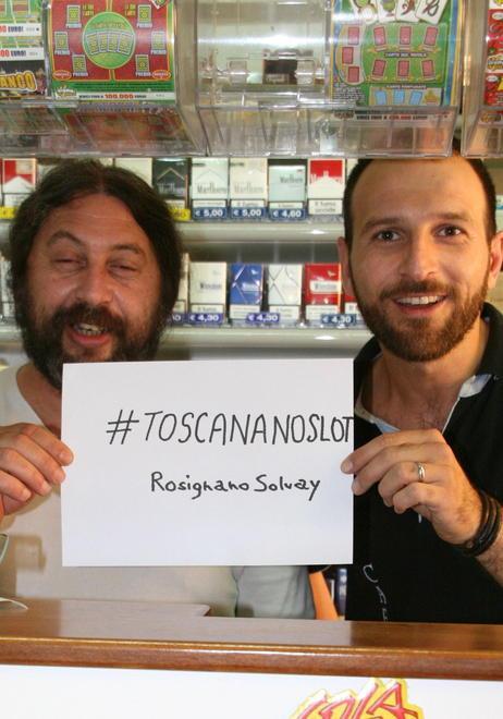 Niente mangia-soldi Negozianti locali per #toscananoslot 