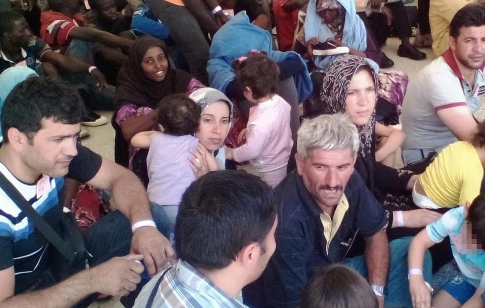 Nell’isola gruppo di 120 profughi 