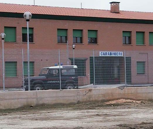La caserma dei carabinieri di Mesola