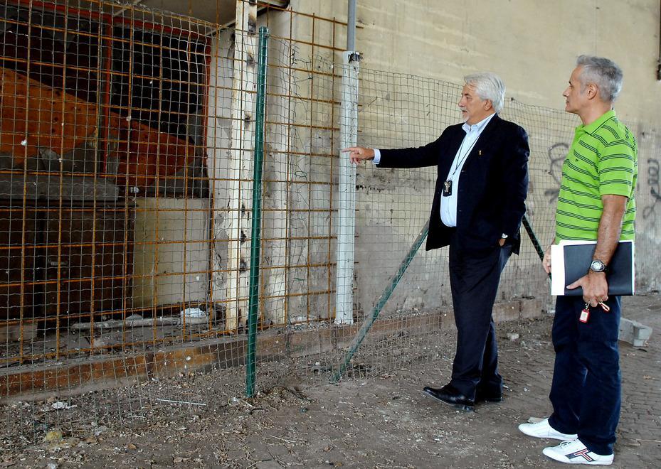 Ex-Amcm, barriere in attesa dei lavori 