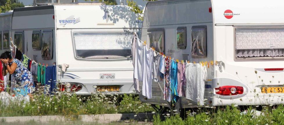 Sgomberati campi nomadi abusivi