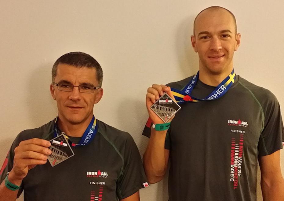 Biondi e Rosini al traguardo dell’Ironman in Svezia