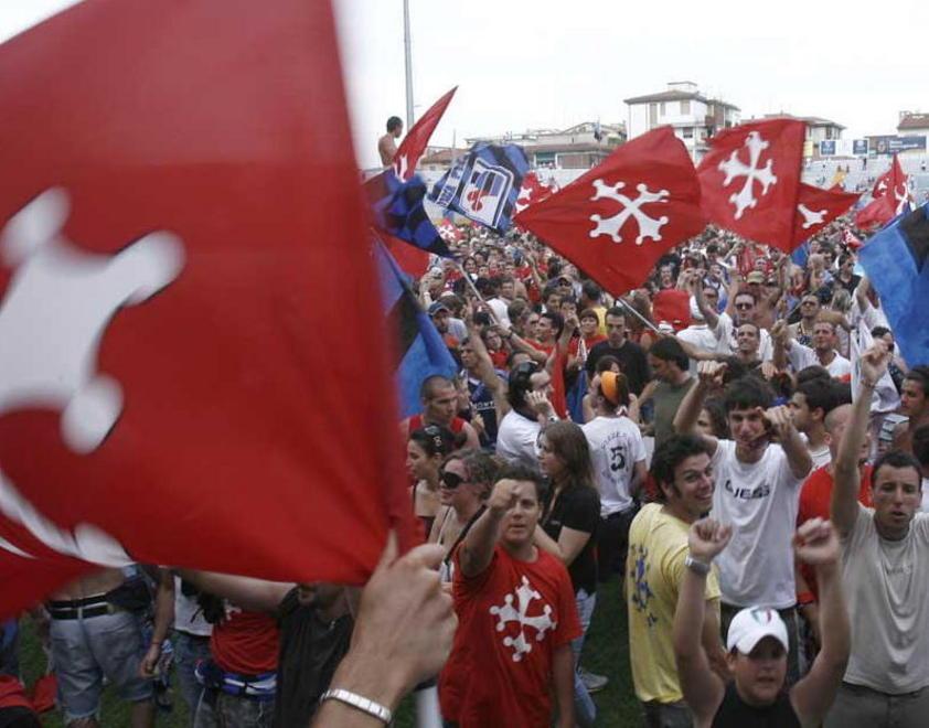 Sprint ripescaggio, il Pisa balza in vetta 