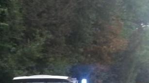 Via Montanara uno schianto tra auto e moto