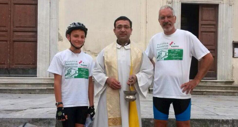 In bicicletta da Seravezza fino a Roma a soli 13 anni 