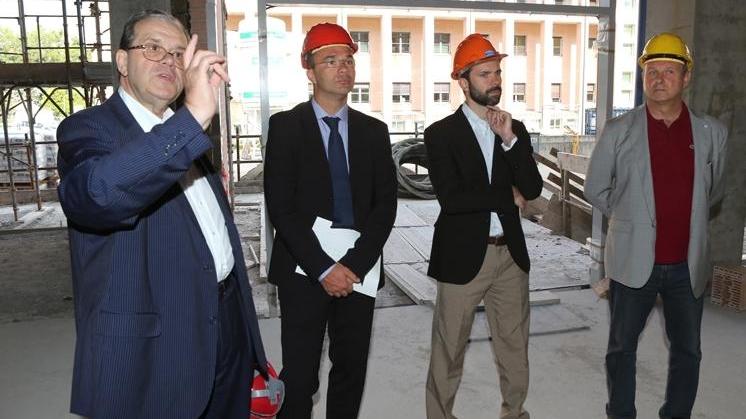 Il sindaco nel cantiere del Co.Re.