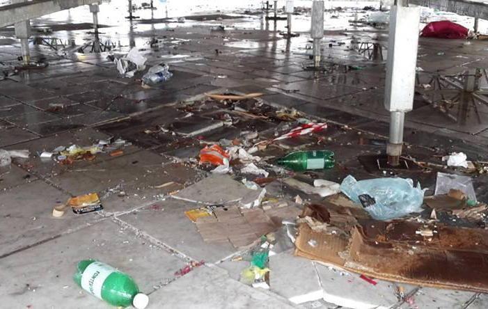 «Tolto il palco qui resta solo il degrado» 