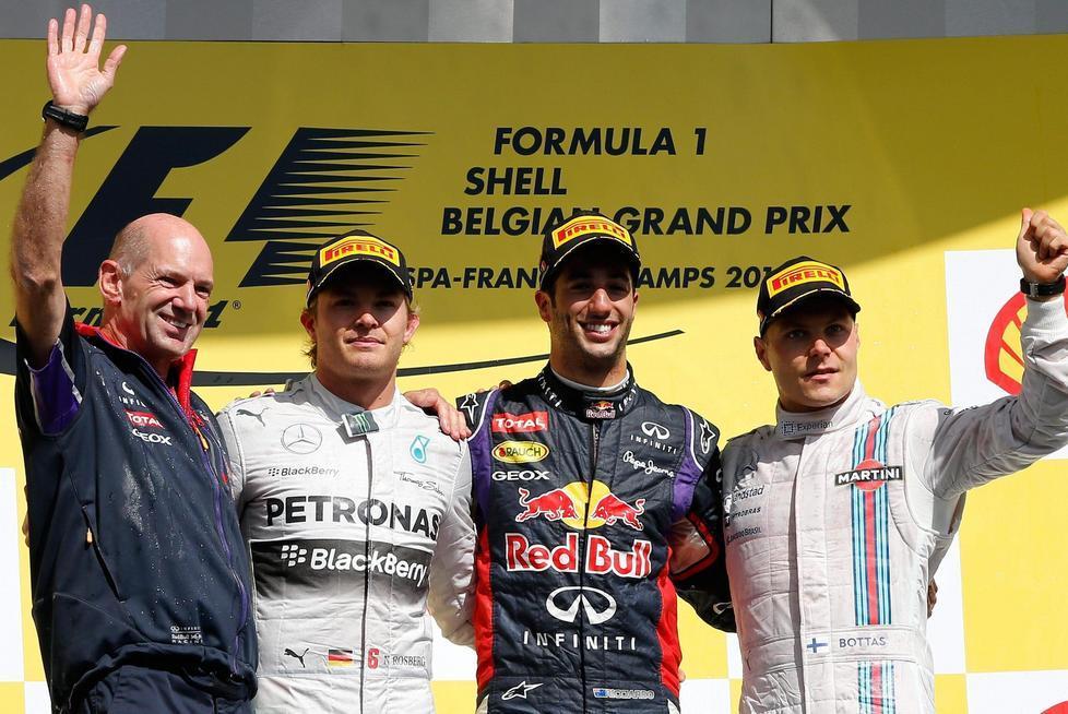 Ricciardo re di Spa, Raikkonen finisce quarto