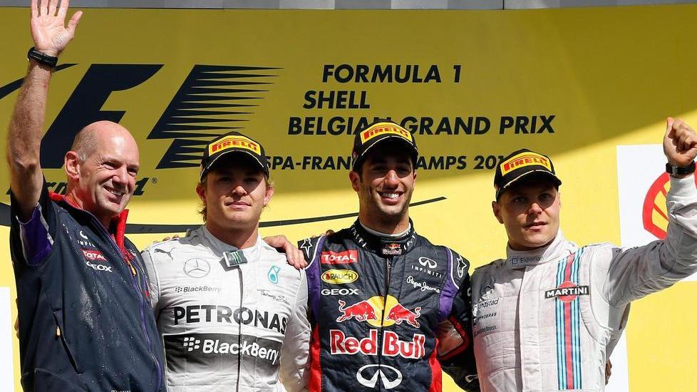Ricciardo re di Spa, Raikkonen finisce quarto