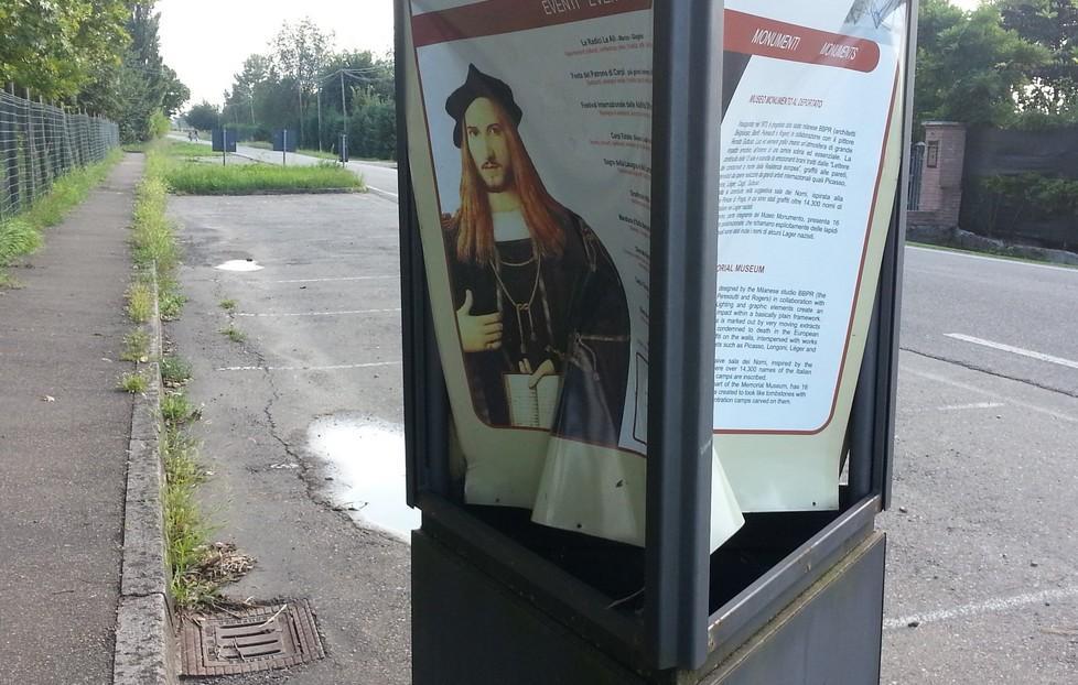 Ex Campo, vandali contro il totem 