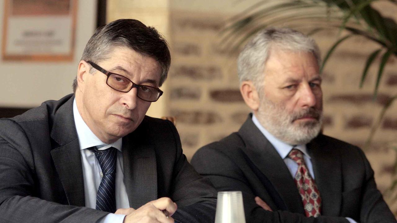 Vasco Errani e il suo successore Alfredo Bertelli