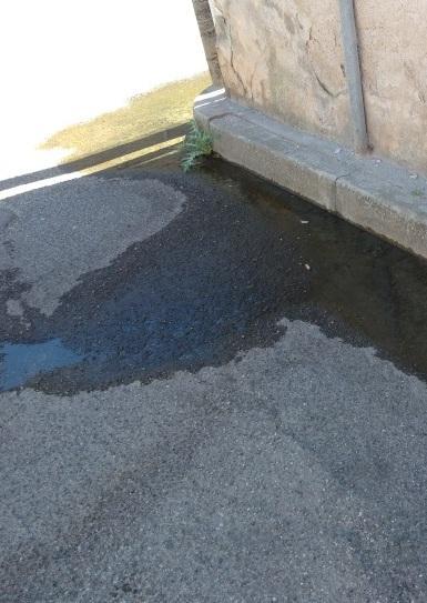 Perdita d’acqua segnalata e non riparata