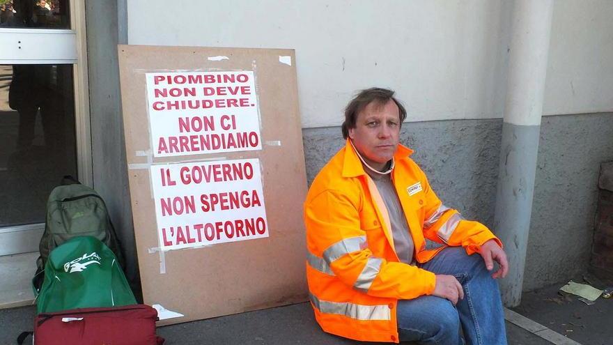 Lucchini, operaio fa lo sciopero della fame