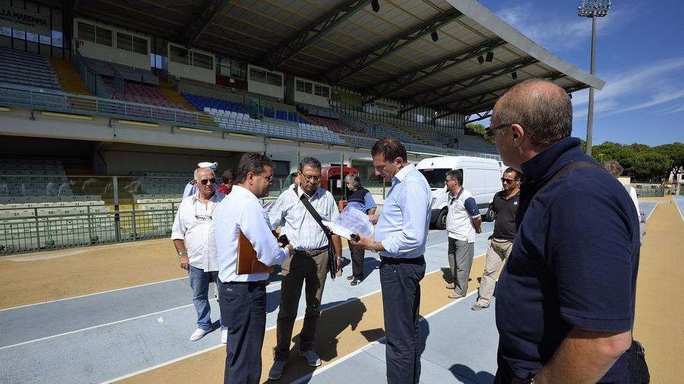 Agibilità dello stadio Zecchini, sopralluogo della commissione