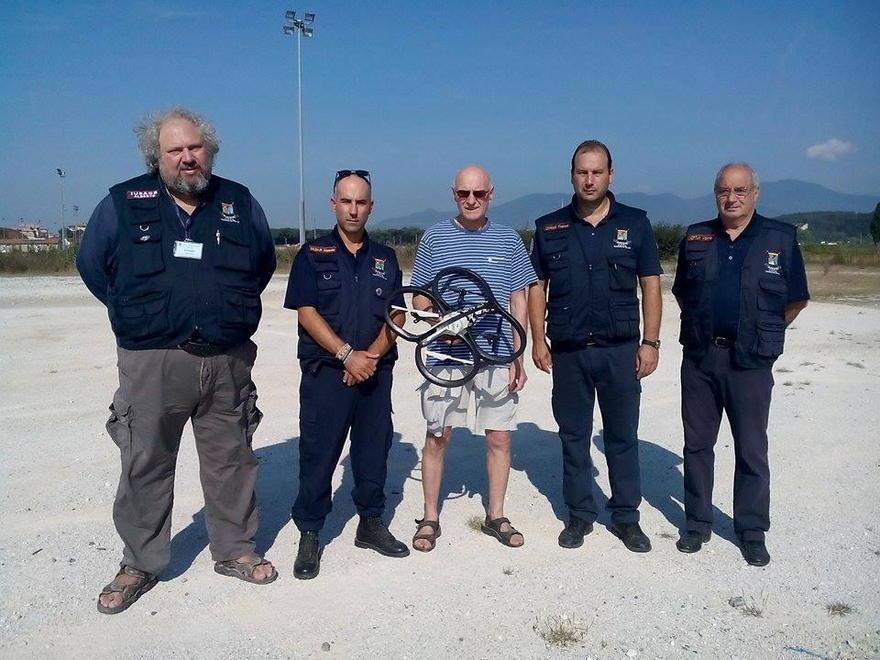 Un drone in aiuto della protezione civile 