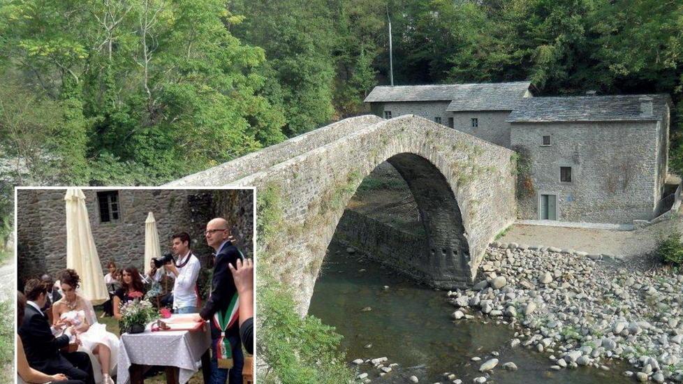 Come location per le nozze il ponte di Castruccio