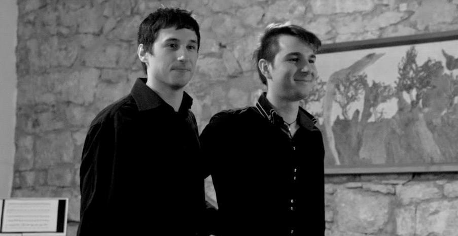 Percussioni nel chiostro con Zupin e Kuret 