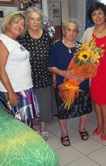 Teodora, record di longevità Grande festa per i 106 anni