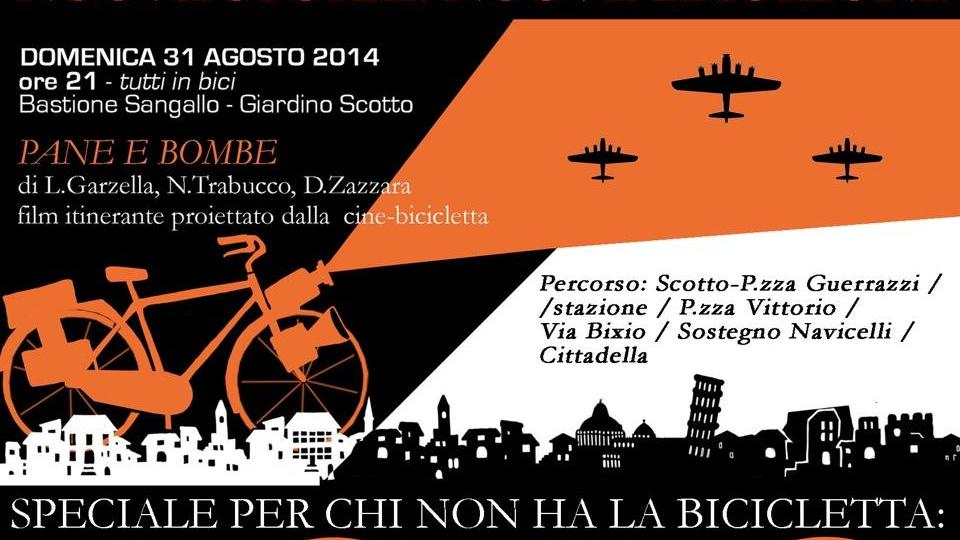 Nuovo tour in #cinebicicletta alla scoperta del film "Pane e bombe"