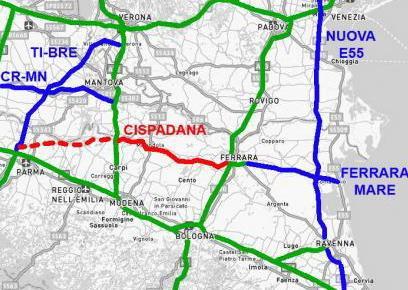 Frenata del Governo sulla Cispadana 