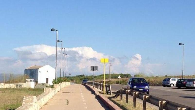 Torna la luce sulla pista ciclabile