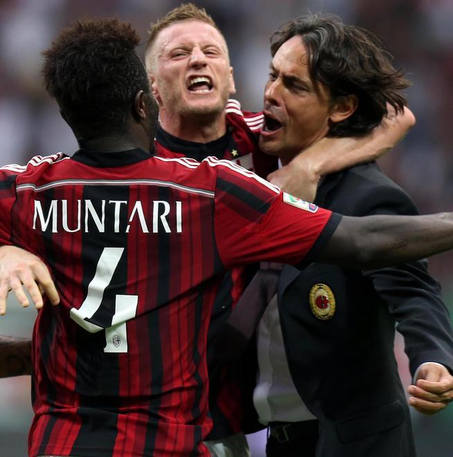 Il Milan di Pippo Inzaghi parte in terza 