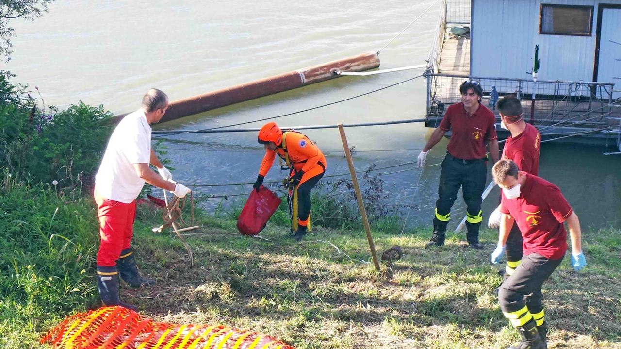 Il recuepro dei vigili del fuoco