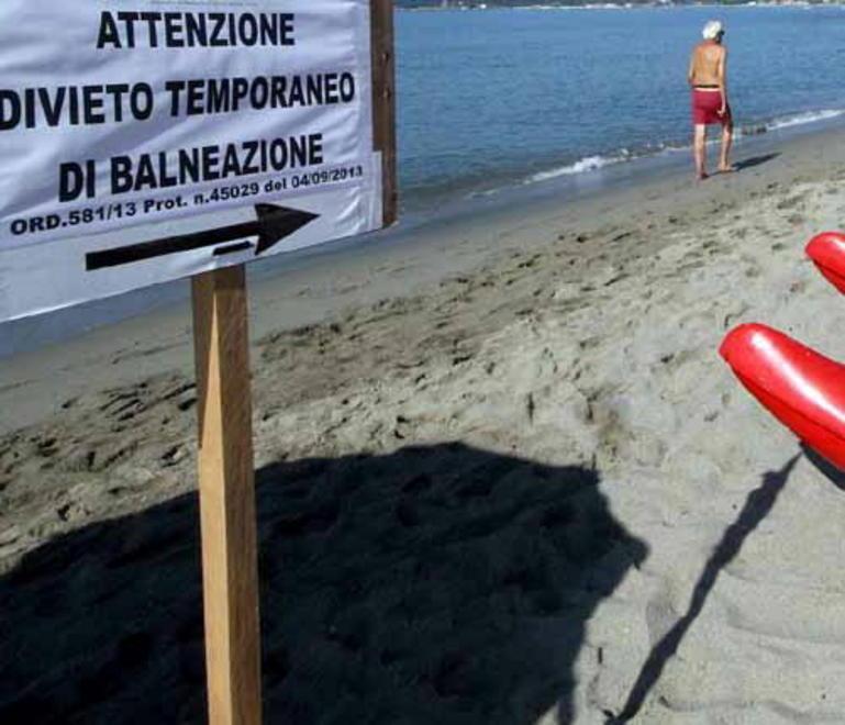 Niente tuffi: tre divieti nel mare di San Vincenzo 