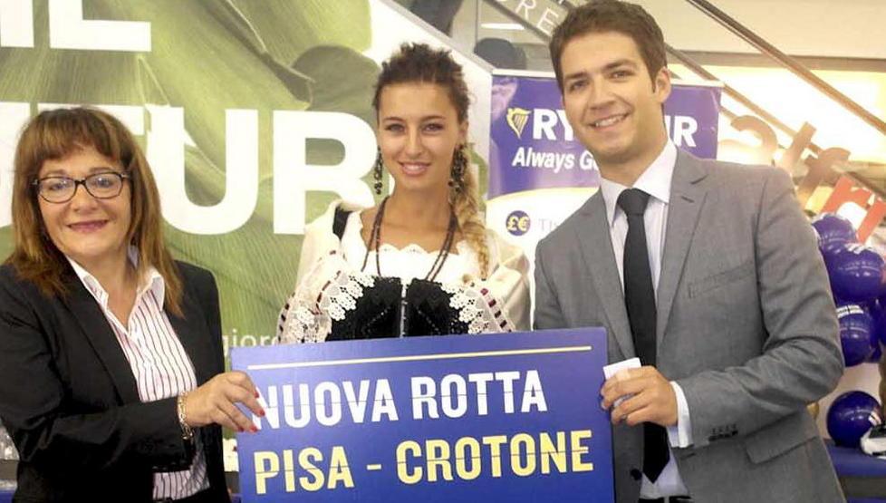 Nuovo volo per il Galilei, ora si va anche a Crotone 
