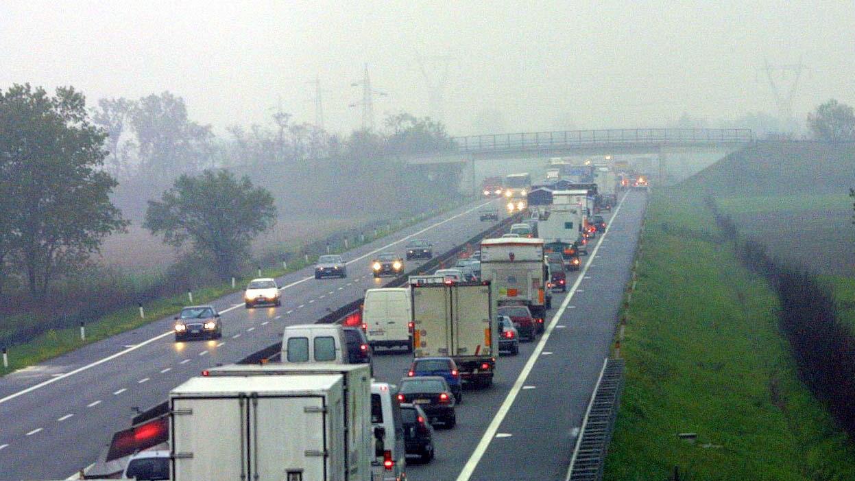 Coda sull'A13