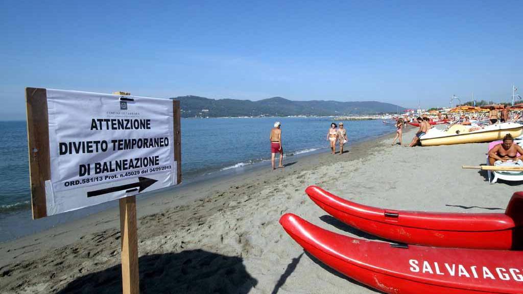 Balneazione a San Vincenzo: due le ordinanze di divieto