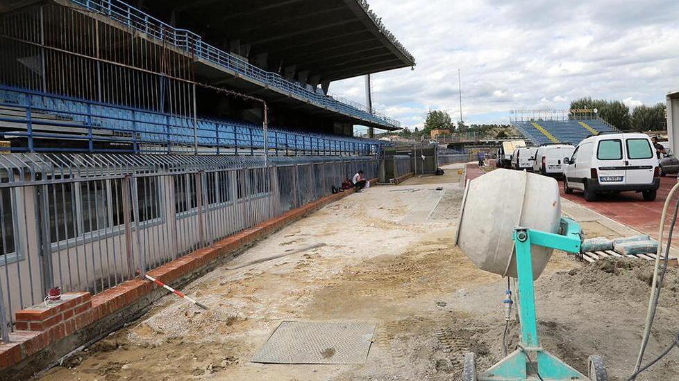 Fervono i lavori allo stadio Carlo Castellani