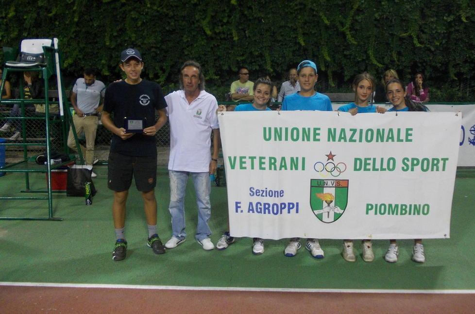 Daniele Pepi premiato dai Veterani
