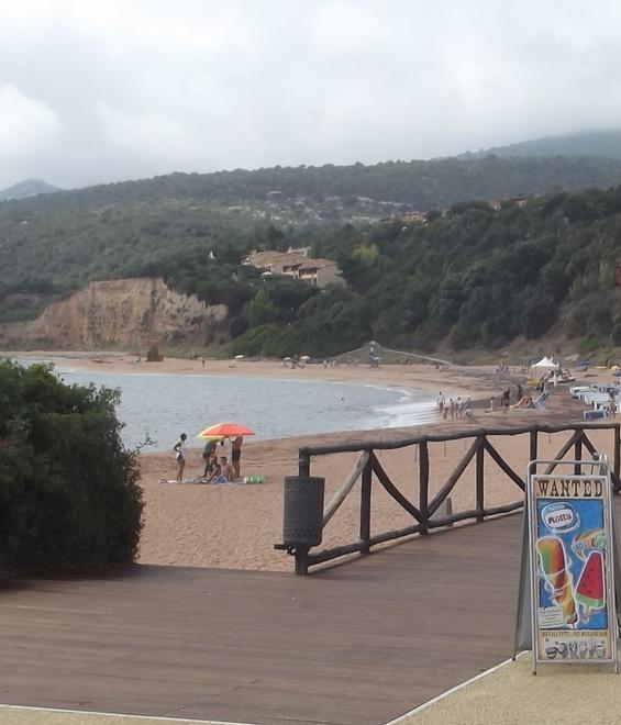 La spiaggia di Palmasera è la preferita dai turisti