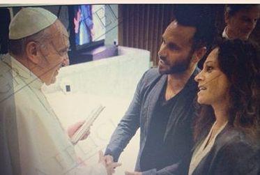 Nek in udienza dal Papa poi allo stadio con Maradona