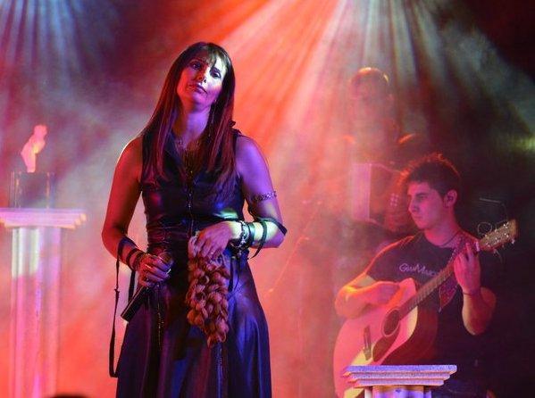 La cantante Maria Luisa Congiu